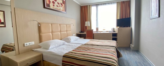 Стандарт  с двумя односпальными кроватями в Аструс