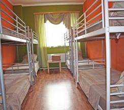 Кровать в общем номере в Skyrooms