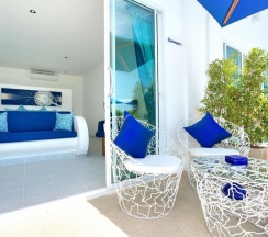 Двухместное бунгало Superior двуспальная кровать в La Perle Luxury Boutique Hotel