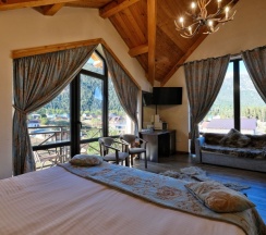 Люкс с балконом и с красивым видом из окна в Grand shale