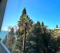 Номер Комфорт с частичным видом на море двуспальная кровать в Garden Resort