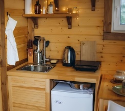 2-местный коттедж с купелью в Крепкие кровати