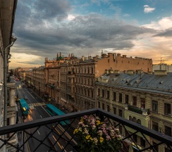 Делюкс с балконом в Nevskiy Eclectic by Akyan