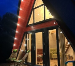 Участок с домиком "Помидор" А-фрейм категории комфорт в Ланьдиво