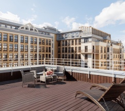 Люкс с террасой в Welton Club