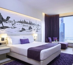 Люкс Prestige с 2 комнатами с видом на город в Mercure Barsha Heights