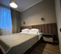 Номер стандарт с 1 двуспальной кроватью с балконом в Альпина