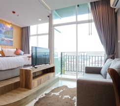 Двухместный люкс Deluxe двуспальная кровать в The Ad Grand Jomtien