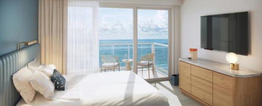 Двухместный люкс c 1 комнатой oceanfront (двуспальная кровать) в The Sunny