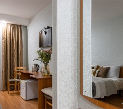 Стандартный номер с 1 кроватью в Номера на Курской