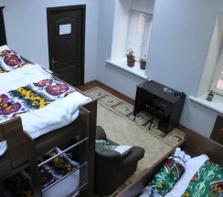 Кровать в общем номере в National Hostel