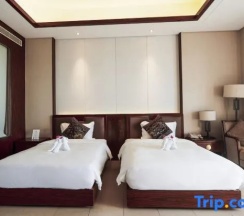 Двухместный номер Deluxe с видом на море 2 отдельные кровати в Jinghai Hotel & Resort