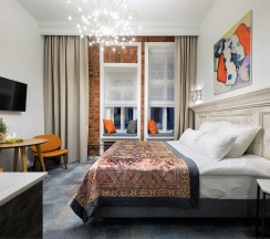 Стандартный номер с кроватью размера "Queen-size" №6 в Underwood Hotel