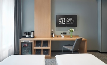 Стандарт с 2 односпальными кроватями в Farfour Inn&Suite