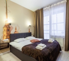 Студия люкс с кроватью king size в Pulkovo Apart