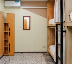 № 6 СТАНДАРТ 8-местный номер с 4-мя двуспальными кроватями в Ошарский