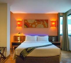 Двухместная студия двуспальная кровать в Hotel Mermaid Bangkok