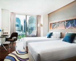 Двухместный номер Deluxe 2 отдельные кровати в Novotel Bangkok Sukhumvit 20