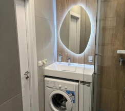 Двухместные апартаменты Comfort с балконом (двуспальная кровать) в Квартира Уютная Студия в Сердце Ярославля