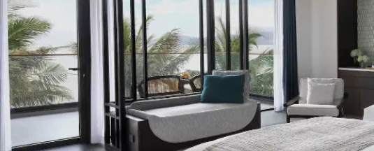 Двухместный номер oceanfront 2 отдельные кровати в Villa Le Corail, A Gran Melia Hotel
