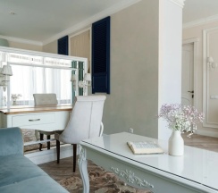 Двухместный люкс Provence №40 с 2 комнатами с красивым видом из окна двуспальная кровать в Лель