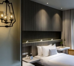 Одноместный номер Standard с видом на океан двуспальная кровать в Hotel Ikon Phuket