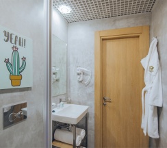 Duplex Suite (Двухъярусный номер с одной двуспальной кроватью и одним раскладывающимся диваном) в Turris Hotel Lubyansky