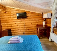 Двухместный номер с двуспальной кроватью в Избушка