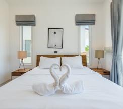 Вилла Deluxe с 2 комнатами с красивым видом из окна в Отель The Oriental Beach Pearl