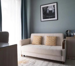 Двухместный полулюкс двуспальная кровать в Resident Hotel Gogol