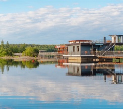 6 местный коттедж на воде "Усадьба Водяного" в Черные камни