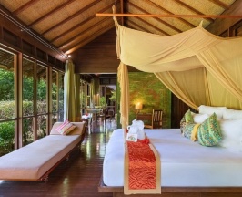 Двухместный люкс Garden двуспальная кровать в Zeavola Resort