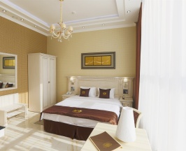 Первая категория  с большой кроватью (Double Room) в Cascade