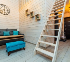 №10 BarnHouse 50m2 с кондиционером и закрытой территорией (оснащение дома см. Подробнее)) в Les holidays