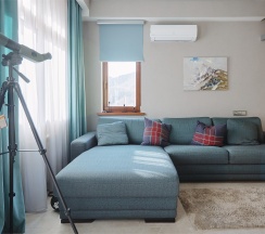 Апартаменты райдера с панорамным  видом на горы в Панорама парк