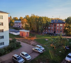 Трёхместный номер Standard с балконом в Квартира Калина на Заводской 4