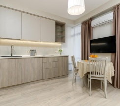 Апартаменты студия с балконом, вид на горы (#70,139) в Geo Apart