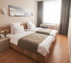 Стандартный номер с двумя кроватями и видом на озеро в F911