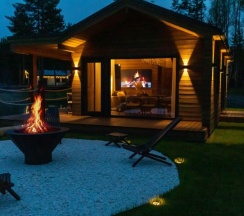 Шале на воде в Конаково. Аэро