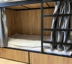 Четырёхместный номер Comfort (общая ванная комната) в Бауманskyя