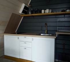 A-Frame №2 (оснащение дома, стоимость банного чана и бани см. Подробнее) в Dacha