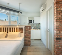 Семейный люкс с видом на море и террасой Aqua, Станюковича 3 в Panorama Suites Group