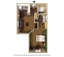 Двухместный люкс в Extended Stay America - Austin - Northwest/Arboretum - The Domain