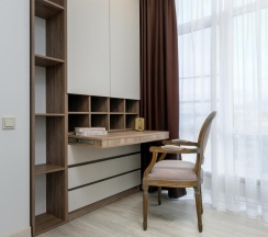 2-комнатные апартаменты люкс с балконом, вид на горы (#140) в Geo Apart