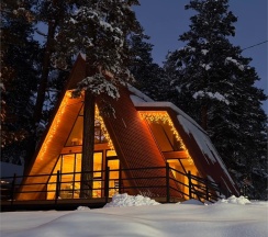 (А4) 2-х этажный А-фрейм в Таулу Архыз