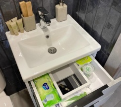 Синий дом "Полночь" в Хворост