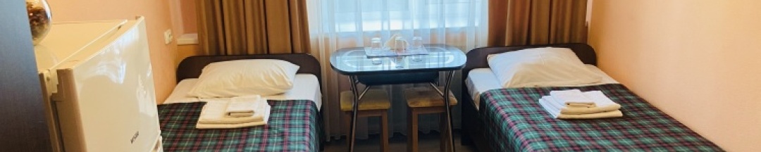 Стандартный двухместный номер с 2 отдельными кроватями в Каштан