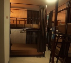 Кровать в общем номере в CM City Hostel