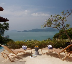 Вилла с бассейном с 2 комнатами с балконом и с видом на океан в Sri Panwa Phuket Luxury Pool Villa Hotel