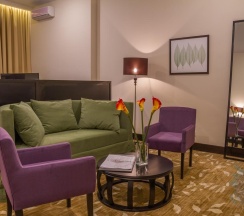 Номер люкс роскошный с террасой в Garden Hotel & SPA